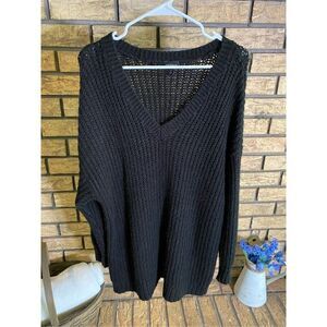 Torrid V-Neck Crotchet Sweater‎
